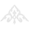 Ekena Millwork Pitch Whitman Architectural Grade PVC Gable Pediment, 72"W x 42"H x 1"P (14/12) GPP072X042X100WHI - alternate 2